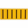Brady 1550-I etichetta autoadesiva Rettangolo Permanente Nero, Giallo 6 pz (044063)