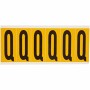 Brady 1550-Q etichetta autoadesiva Rettangolo Permanente Nero, Giallo 6 pz (044071)