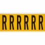 Brady 1550-R etichetta autoadesiva Rettangolo Permanente Nero, Giallo 6 pz (044072)