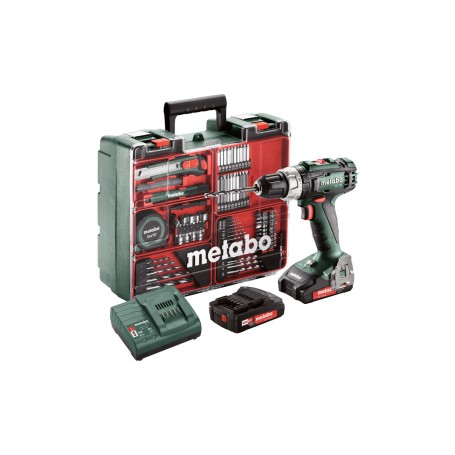 Metabo BS 18 L Set 1800 Giri/min Senza chiave 1,6 kg Nero, Verde (602317870)