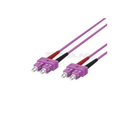 PATCH 2FO OM4 SCD/SCD VIOLA 0.5M (WPC-FP4-5SCSC-005)
