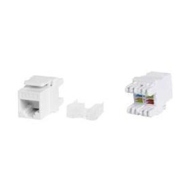 PRESA RJ45U CAT.6A 180 GRADI NER (WPC-KEY-6AU-180/BL)