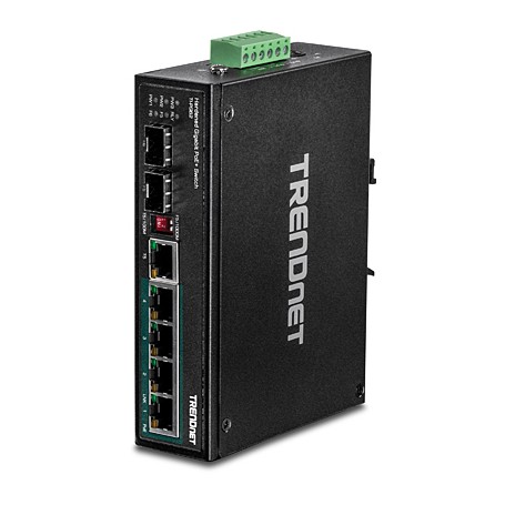 Trendnet TI-PG62 switch di rete Non gestito Gigabit Ethernet (10/100/1000) Supporto Power over Ethernet (PoE) Nero (TI-PG62)