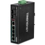 Trendnet TI-PG62 switch di rete Non gestito Gigabit Ethernet (10/100/1000) Supporto Power over Ethernet (PoE) Nero (TI-PG62)