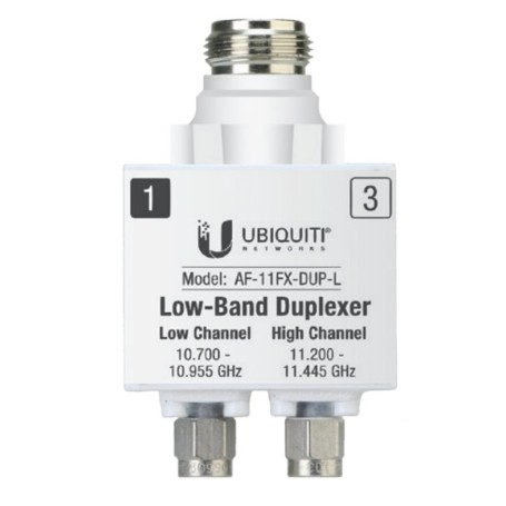 Ubiquiti AF-11FX-DUP-L adattatore di fibra ottica 1 pz Argento, Bianco