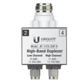 Ubiquiti AF-11FX-DUP-H adattatore di fibra ottica 1 pz Argento, Bianco