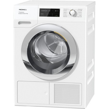 Miele TEL795WP EcoSpeed ​​& Steam Asciugatrice a pompa di calore T1, 9 kg, bianco loto (TEL795WPLOWE) TEL 795 WP
