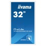 iiyama TF3239MSC-W1AG visualizzatore di messaggi 80 cm (31.5") LED 500 cd/m² Full HD Bianco Touch screen