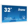 iiyama TF3239MSC-W1AG visualizzatore di messaggi 80 cm (31.5") LED 500 cd/m² Full HD Bianco Touch screen