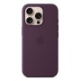 Silikon Case mit MagSafe (pflaume, iPhone 16 Pro) (MYYM3ZM/A)