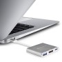 Silverstone SST-EP08C replicatore di porte e docking station per laptop USB 3.2 Gen 1 (3.1 Gen 1) Type-C Antracite