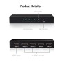 CLUB3D HDMI™ 4K@60Hz UHD Splitter AC Power 4 ports (CSV-1380)