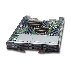 Supermicro Processor Blade SBI-7128R-C6 Intel® C612 LGA 2011 (Socket R) Lama Nero (SBI-7128R-C6)