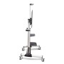 StarTech.com Carrello/supporto TV mobile su ruote per schermi piatti da 60-100" e fino a 100 kg, regolazione dell'altezza tramit (1110C-MOBILE-TV-CART)