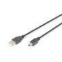 Digitus LP7121 cavo USB 1,8 m USB 2.0 USB A Mini-USB B Nero (LP7121) (AK-300108-018-S)