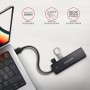 Axagon HUE-C1A hub di interfaccia USB 3.2 Gen 1 (3.1 Gen 1) Type-A 5000 Mbit/s Nero