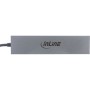 InLine USB 3.2 Gen.2 Hub (10Gb/s), 4 porte USB-C, OTG, custodia in allumi (35392B)