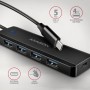 Axagon HUE-C1C hub di interfaccia USB 3.2 Gen 1 (3.1 Gen 1) Type-C 5000 Mbit/s Nero