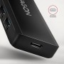 Axagon HUE-C1C hub di interfaccia USB 3.2 Gen 1 (3.1 Gen 1) Type-C 5000 Mbit/s Nero