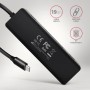 Axagon HUE-C1C hub di interfaccia USB 3.2 Gen 1 (3.1 Gen 1) Type-C 5000 Mbit/s Nero