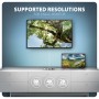 Axagon HUB USB HMC-CUB83X2, USB 10Gbps hub, 2x USB-A, USB-C, HDMI & DP 4k/144Hz, RJ-45 GLAN, PD 100W, kabel USB-C 15cm Cablato U
