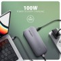 Axagon HMC-12GM2 replicatore di porte e docking station per laptop Cablato USB 3.2 Gen 2 (3.1 Gen 2) Type-C Grigio