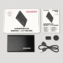 Axagon EE25-A6M contenitore di unità di archiviazione Box esterno HDD/SSD Nero 2.5"