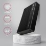 Axagon EE35-GTR USB-C 5Gbps - SATA 6G, 3.5 RIBBED box BLACK - USB Typ C Custodia per Disco Rigido (HDD) Nero 3.5"