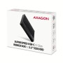 Axagon EE25-GTR USB-C 3.2 Gen 2 - SATA 6G 2.5\" externes Festplattengehäuse geriffelt Box esterno HDD/SSD Nero 2.5"