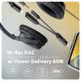Axagon ADA-HCPD cavo audio 0,1 m USB-C, 3.5 mm USB-C Nero