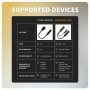 Axagon ADA-HCPD cavo audio 0,1 m USB-C, 3.5 mm USB-C Nero