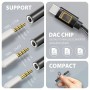Axagon ADA-HC cavo audio 0,1 m 3.5mm USB tipo-C Nero