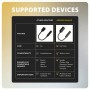 Axagon ADA-HC cavo audio 0,1 m 3.5mm USB tipo-C Nero