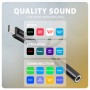 Axagon ADA-HC cavo audio 0,1 m 3.5mm USB tipo-C Nero