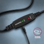 Axagon ADR-220B USB 2.0 A-M - B-M active connecting/repeater cable 20m - Kabel - Digital/Daten cavo USB USB A USB B Nero