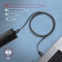 Axagon BUCM4X-CM05AB cavo USB USB4 Gen 3x2 0,5 m USB C Nero