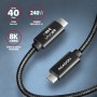 Axagon BUCM4X-CM10AB cavo USB USB4 Gen 3x2 1 m USB C Nero