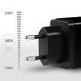 Axagon ACU-QS24 Caricabatterie per dispositivi mobili Smartphone Nero AC Ricarica rapida Interno