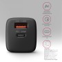 Axagon ACU-PQ20 wall charger QC3.0/AFC/FCP+ PD type-C 20 W - schwarz - USB Typ C Telefono cellulare, Smartphone, Orologio intell