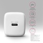 Axagon ACU-PD20W wall charger 1x QC3.0/AFC/FCP/PD type-C 20W white Telefono cellulare, Smartphone, Orologio intelligente, Tablet