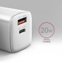 Axagon ACU-PQ20W Caricabatterie per dispositivi mobili Universale Bianco AC Ricarica rapida Interno