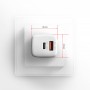 Axagon ACU-PQ20W Caricabatterie per dispositivi mobili Universale Bianco AC Ricarica rapida Interno