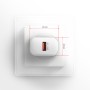Axagon ACU-QC18W Caricabatterie per dispositivi mobili Telefono cellulare, Smartphone, Orologio intelligente, Tablet, Universale
