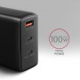 Axagon ACU-DPQ100 Caricabatterie per dispositivi mobili Computer portatile, Telefono cellulare, Netbook, Computer portatile, Sma