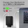 Axagon ACU-DPQ100 Caricabatterie per dispositivi mobili Computer portatile, Telefono cellulare, Netbook, Computer portatile, Sma