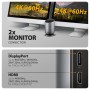 Axagon HMC-WL9 replicatore di porte e docking station per laptop Cablato USB 3.2 Gen 2 (3.1 Gen 2) Type-C Grigio