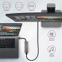 Axagon HMC-5G21 replicatore di porte e docking station per laptop Cablato USB 3.2 Gen 2 (3.1 Gen 2) Type-C Grigio