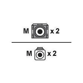 Extreme Networks - Patch-Kabel - LC Single-Modus (M) zu SC Single-Modus (M) - 3 m - Glasfaser - für Matrix X-Series (9380530-3M)