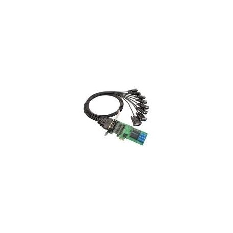 Moxa CP-168EL-A - Serieller Adapter - PCIe Low-Profile - RS-232 - 8 Anschlüsse