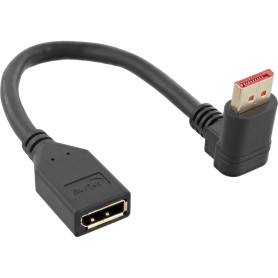 InLine Cavo adattatore DisplayPort 1.4 ST/BU, 8K4K, angolato verso l'alto (17159O)